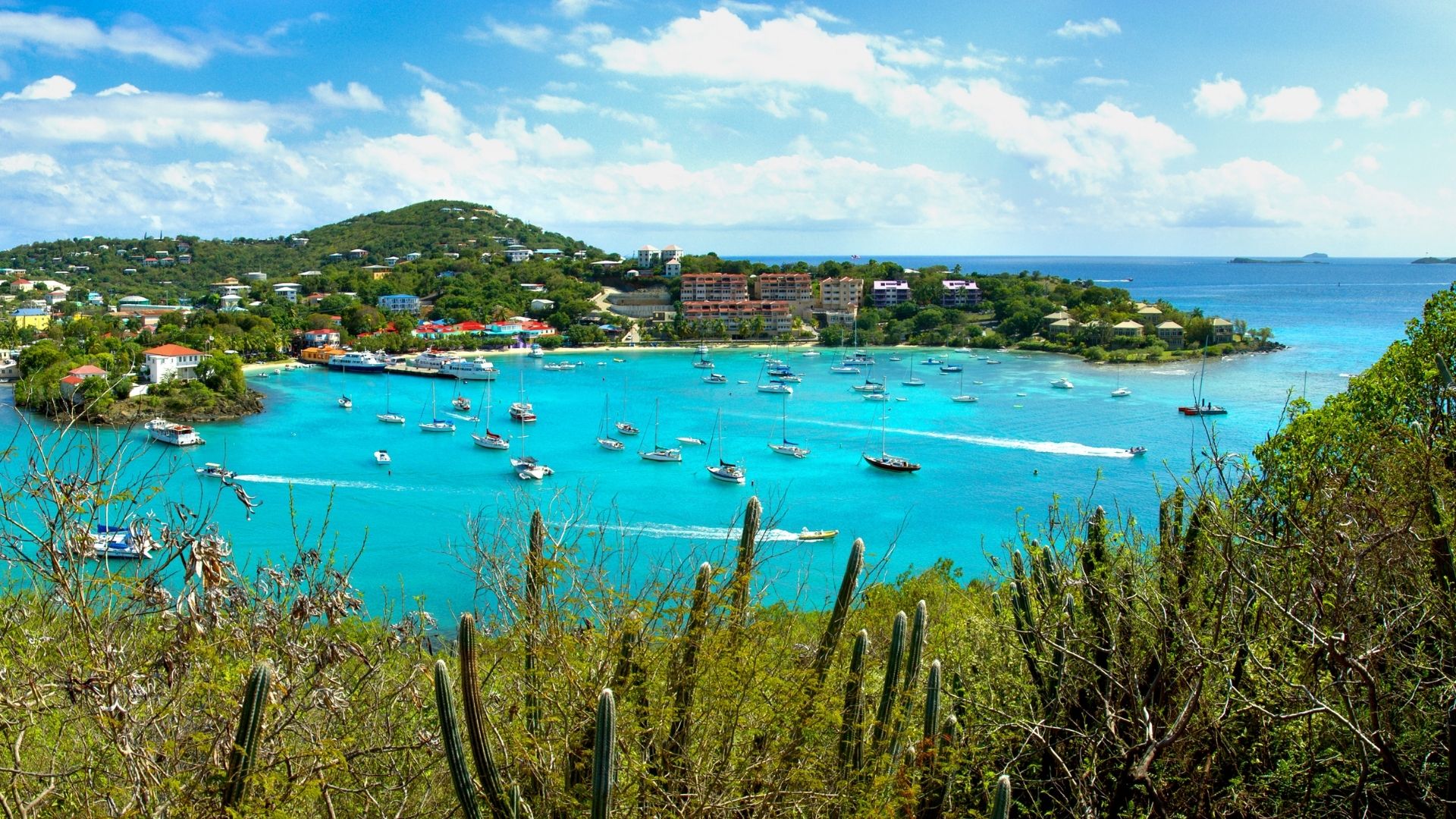 USVI best vacation spots for couples on a beach