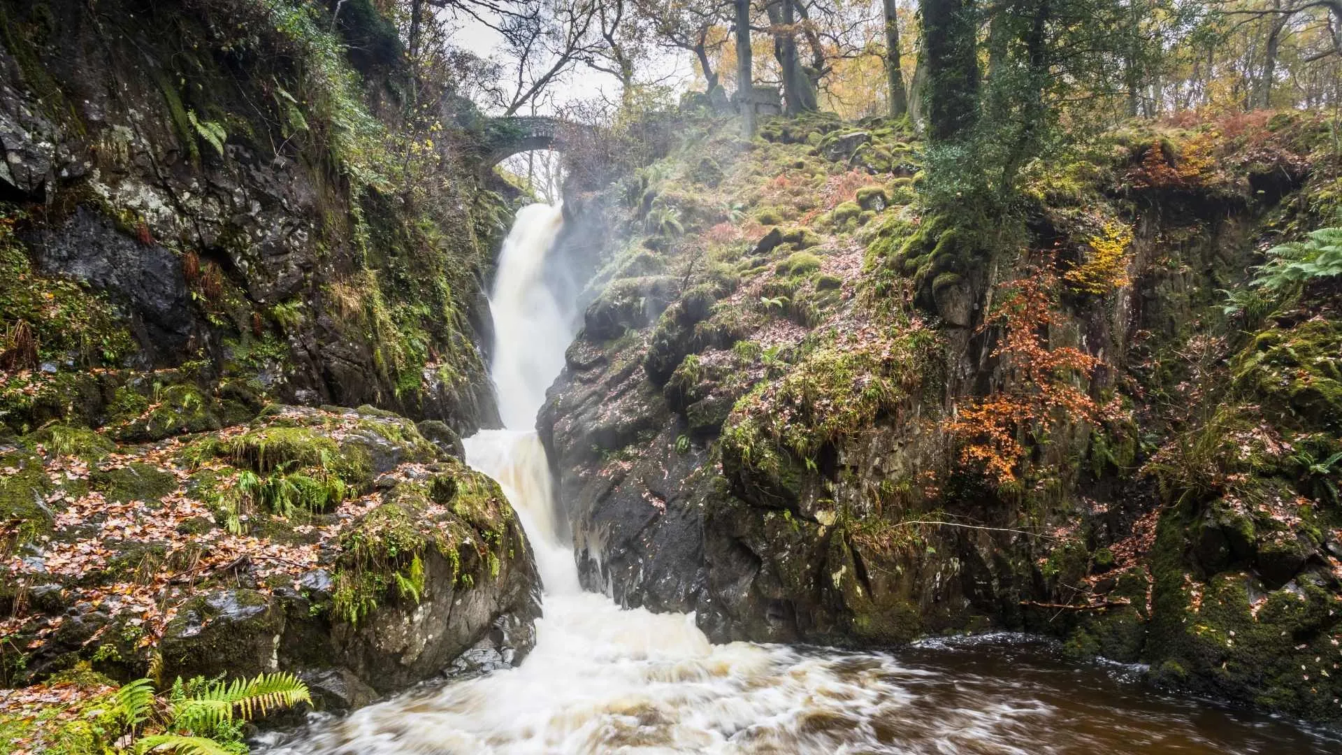 Aira Force, England beautiful waterfalls