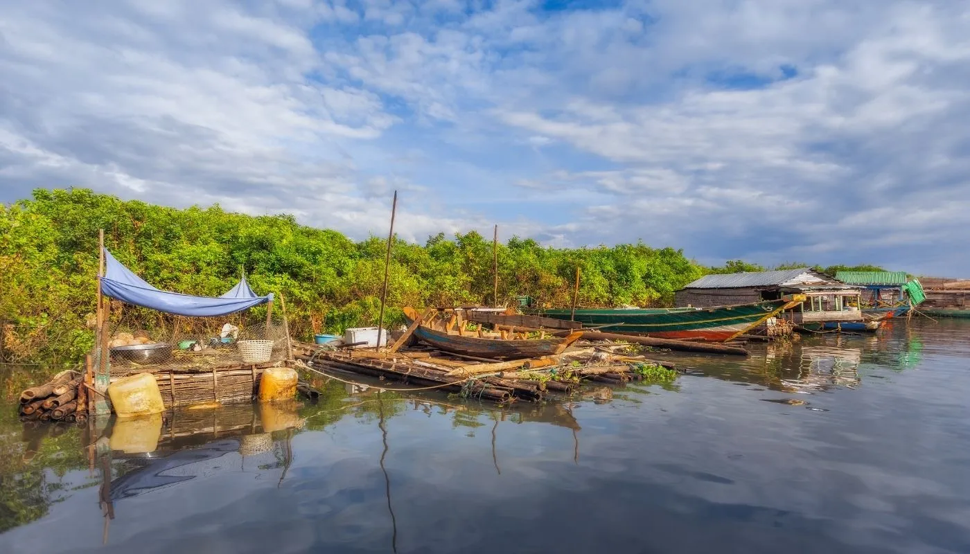 Beautiful Tonle Sap Lake Cambodia