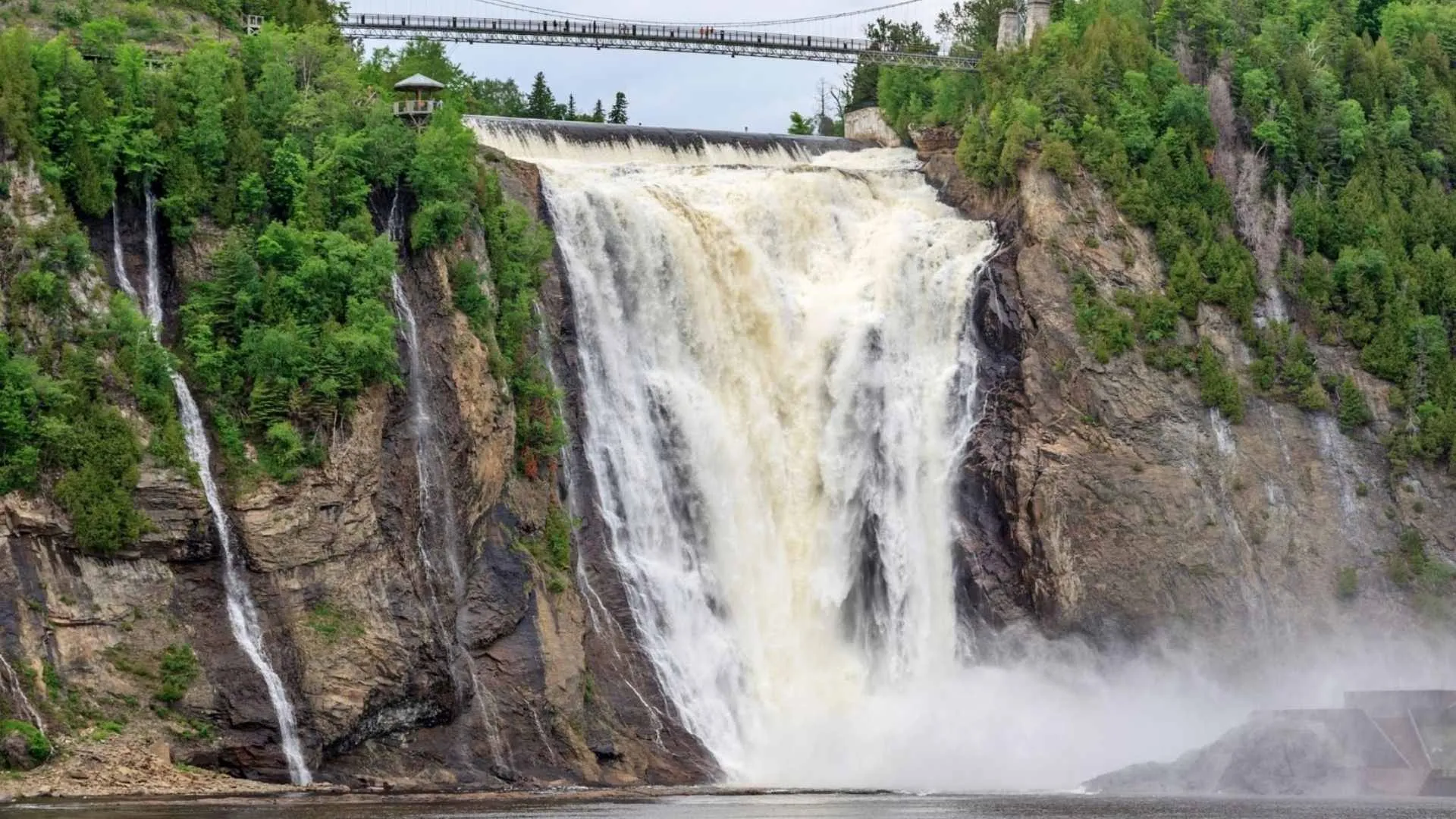 Montmorency Falls, Canada beautiful waterfalls