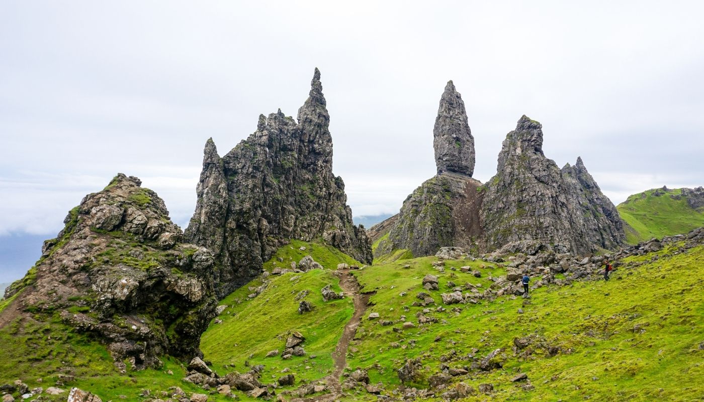 The Old Man of Storr beautiful hiking trails