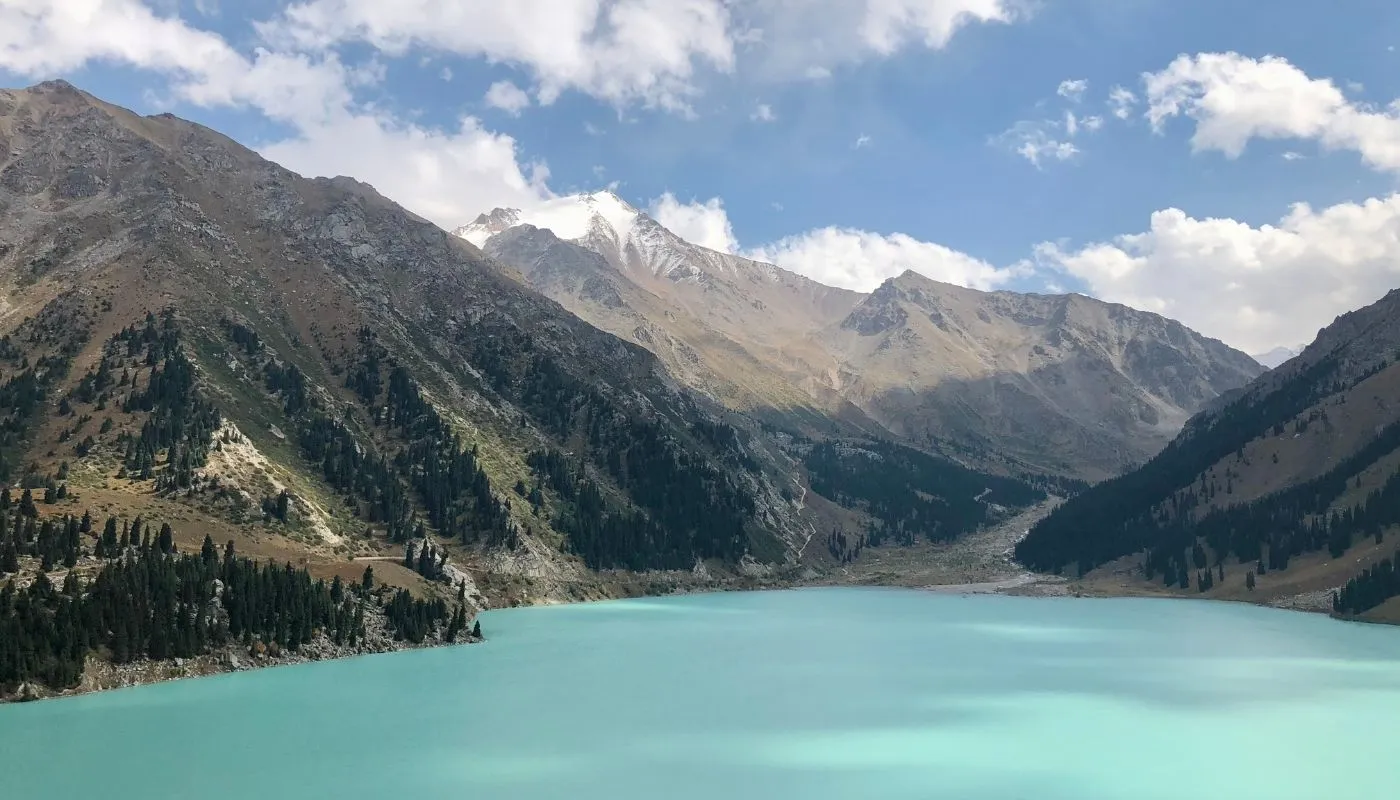 beautiful Big Almaty Lake, Kazakhstan