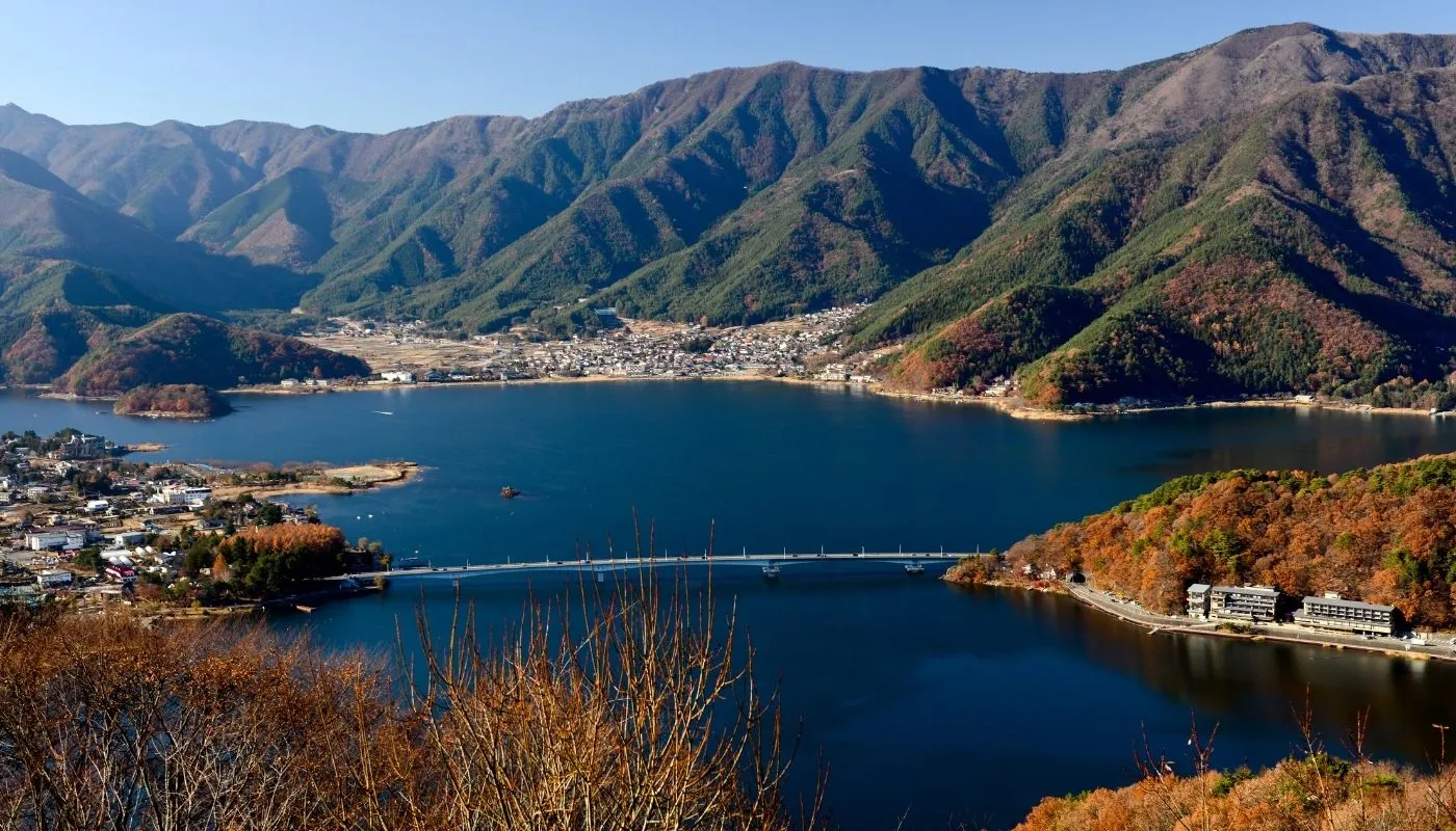 beautiful Lake Kawaguchiko Japan