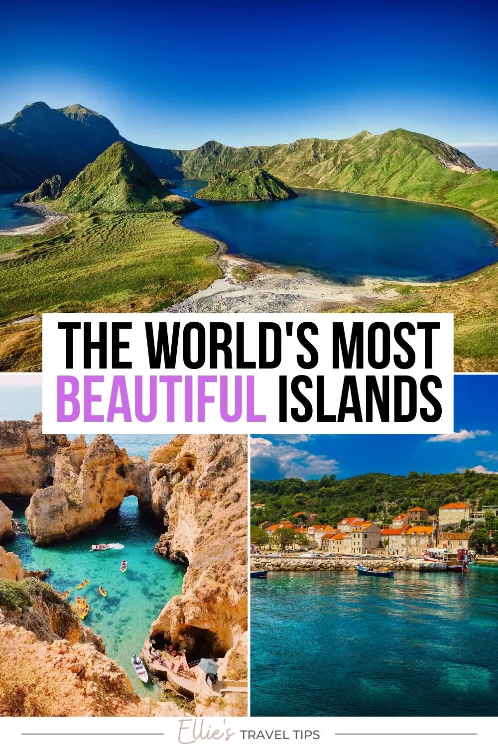 the world's most beautiful islands pin