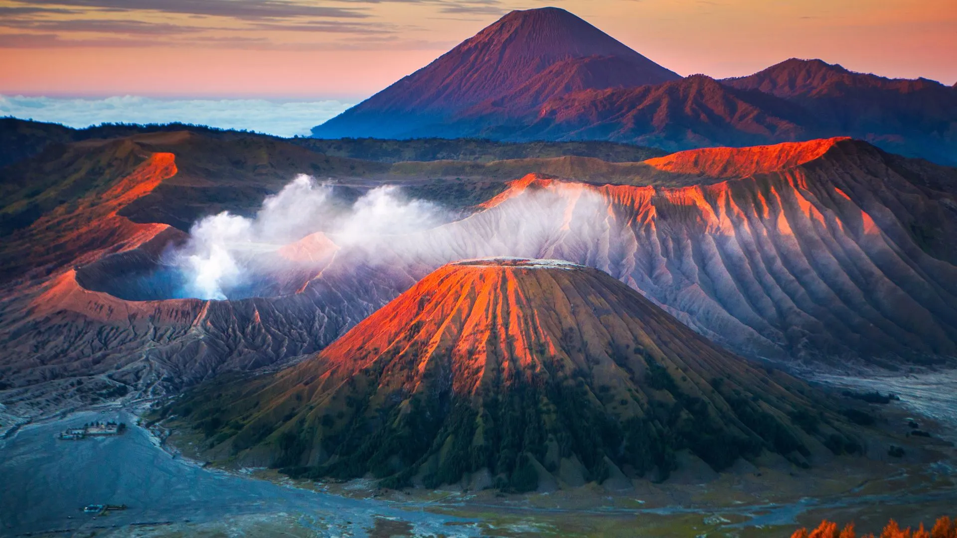 Volcanoes in Indonesia Landmark