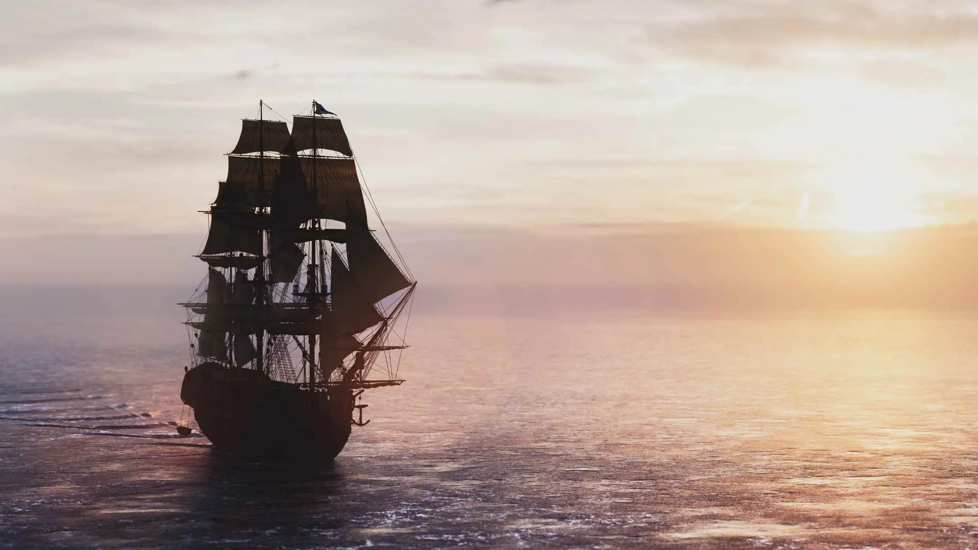 Sunset pirate cruise