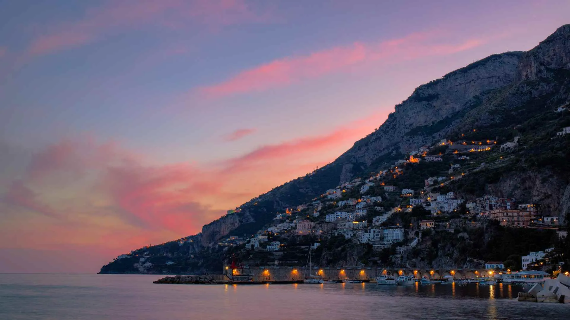 Amalfi Coast sunset cruise