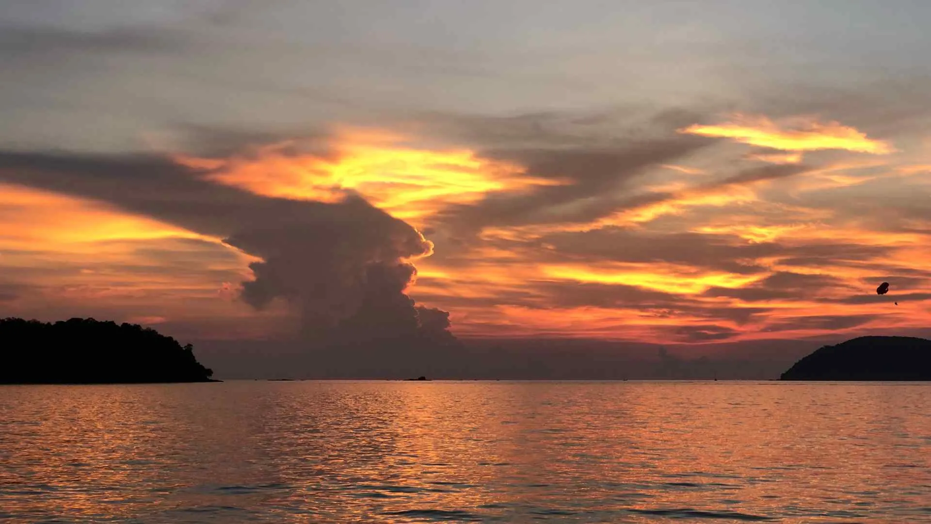 where to see sunset in Langkawi
