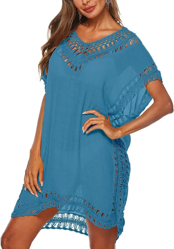 blue coverup
