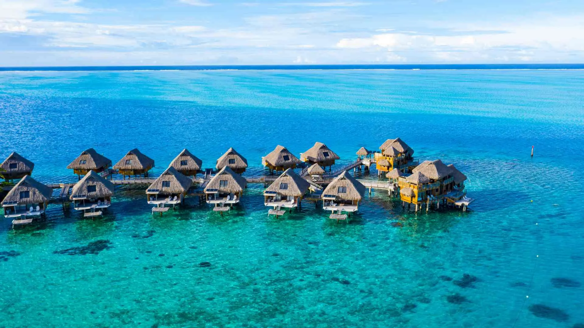 overwater bungalows caribbean