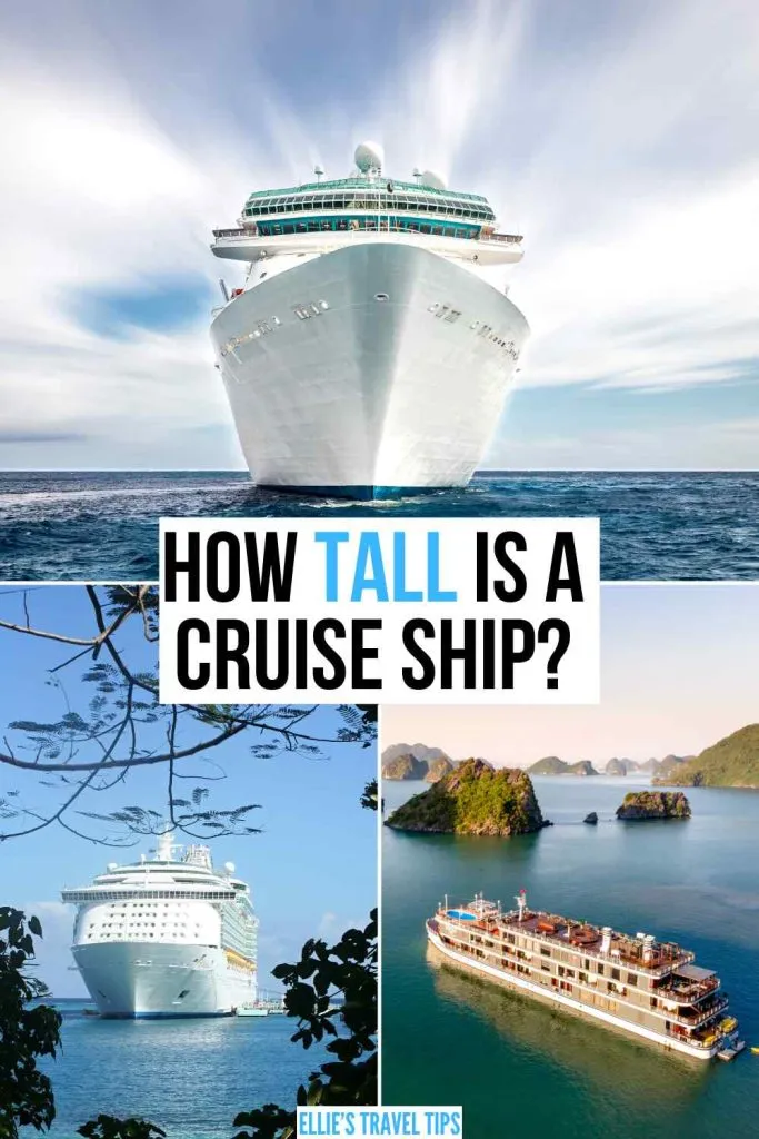 how tall is a cruise ship?