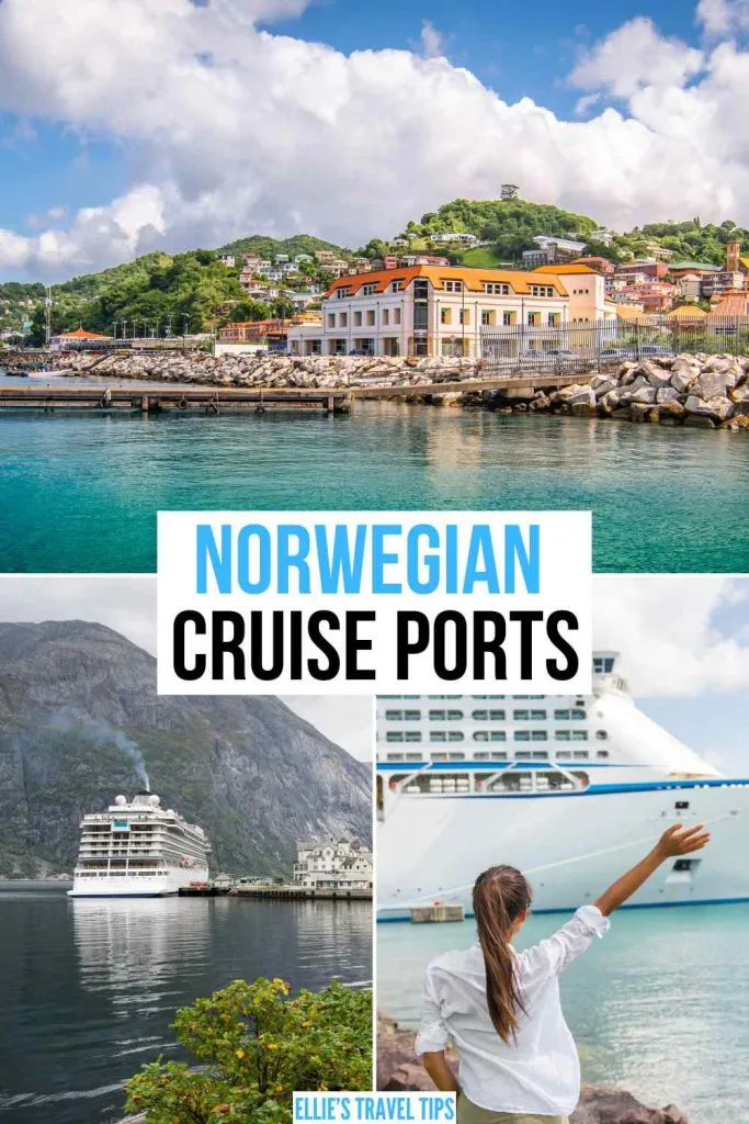 Norwegian cruise ports pin