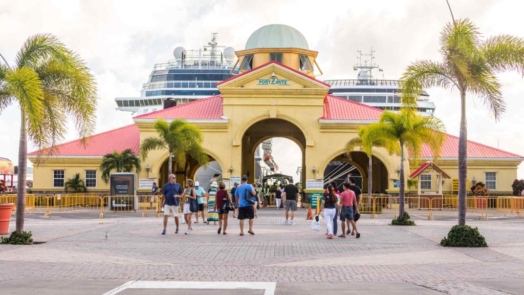 cruise port in St Kitts