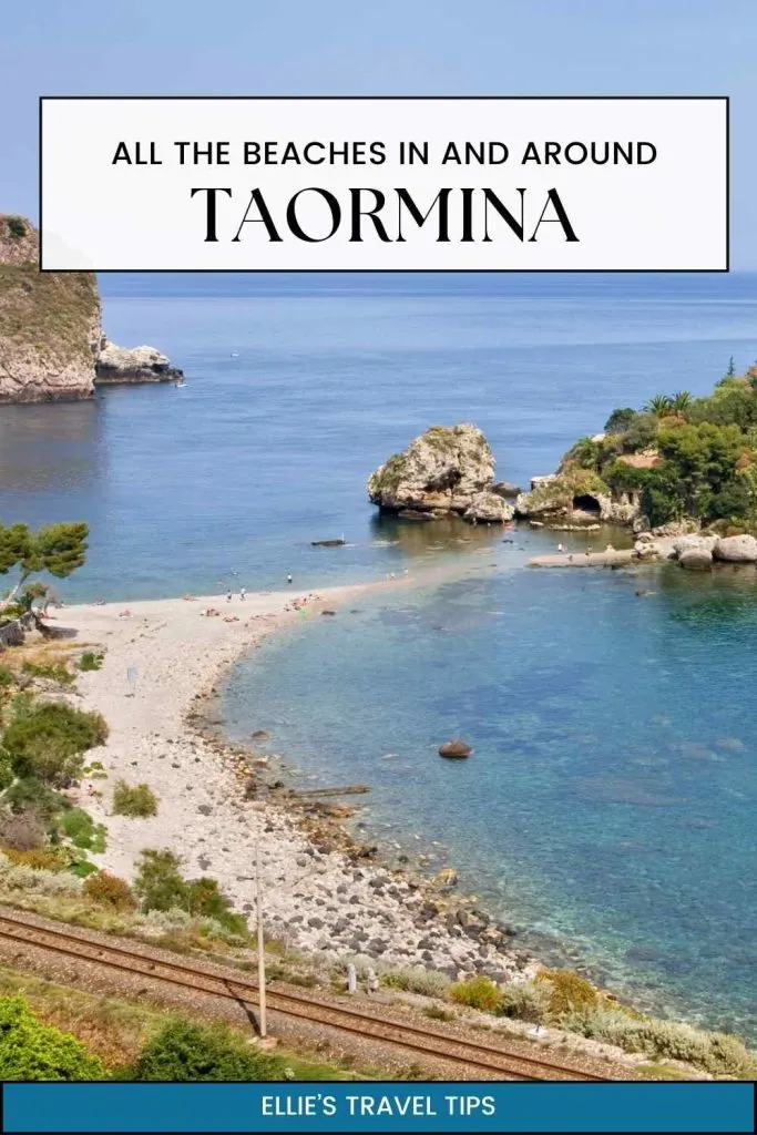 Taormina beaches pin