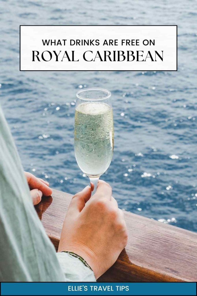 what drinks are free on royal caribbean pin