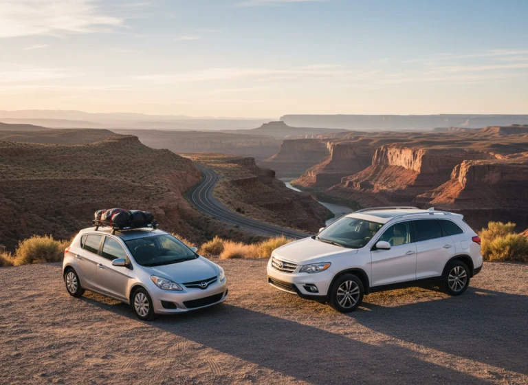 Renting a Car for a Road Trip vs. Taking Your Own