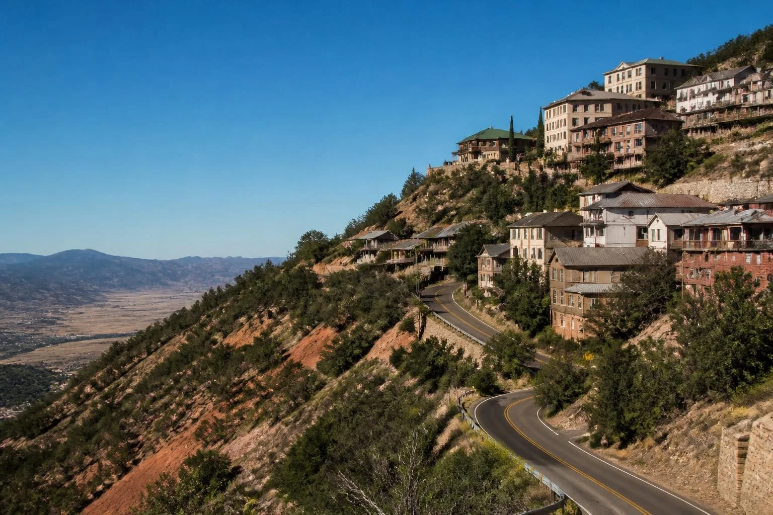 Jerome Arizona hillside town above the Verde Valley