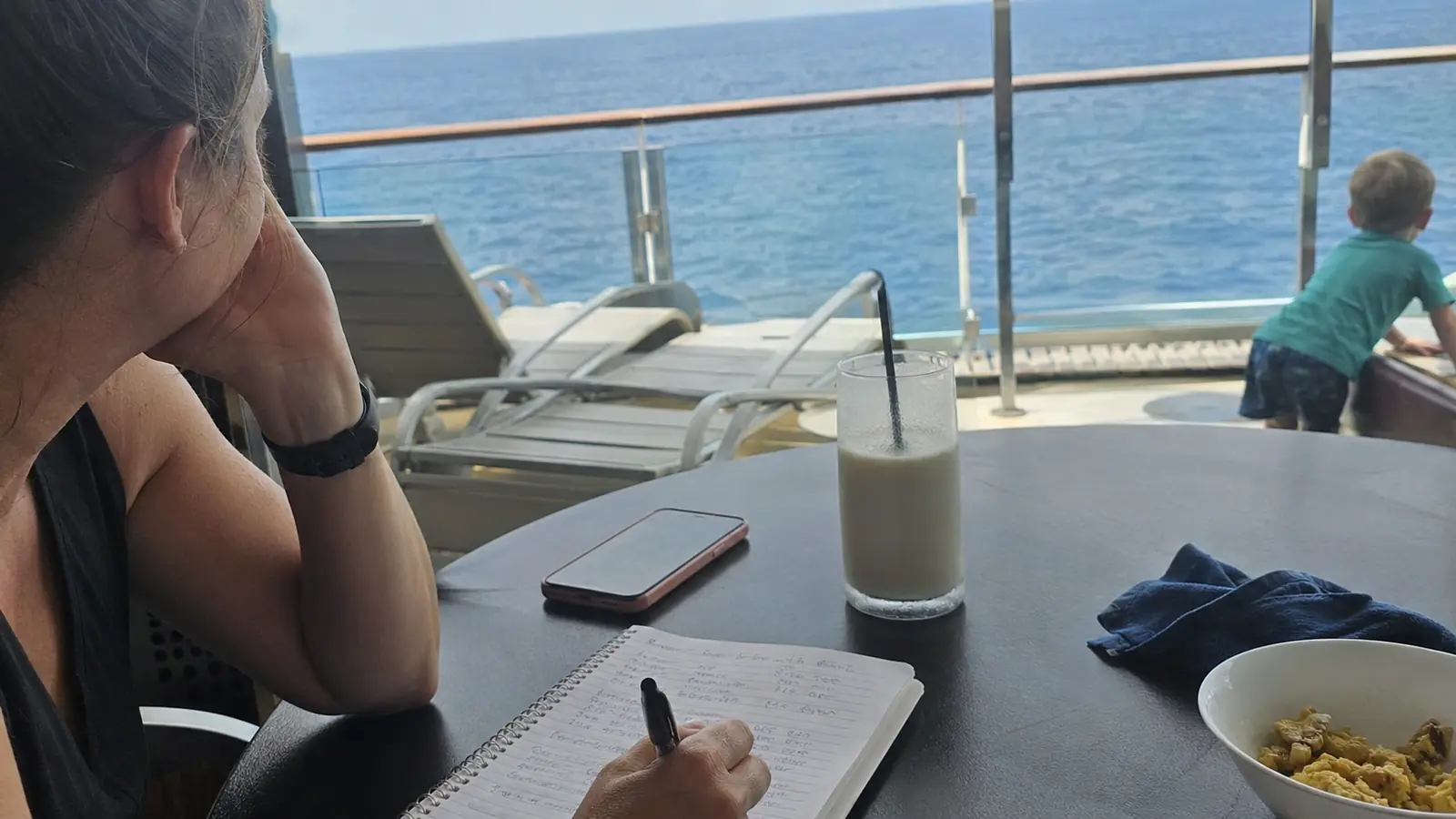 Traveler comparing Royal Caribbean drink package options