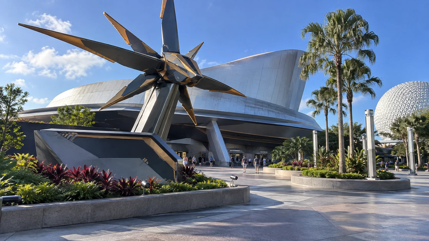 Guardians of the Galaxy Cosmic Rewind pavilion at EPCOT