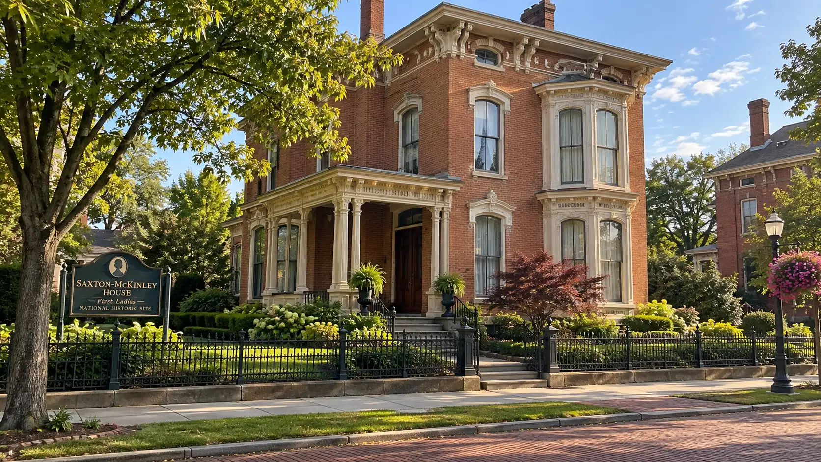 Saxton-McKinley House at First Ladies National Historic Site in Canton.